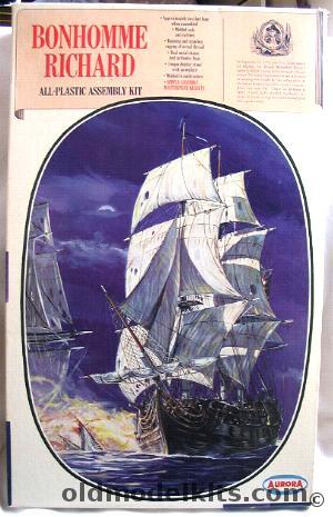 Aurora 1/124 Bonhomme Richard - John Paul Jones Ship, 443-595 plastic model kit